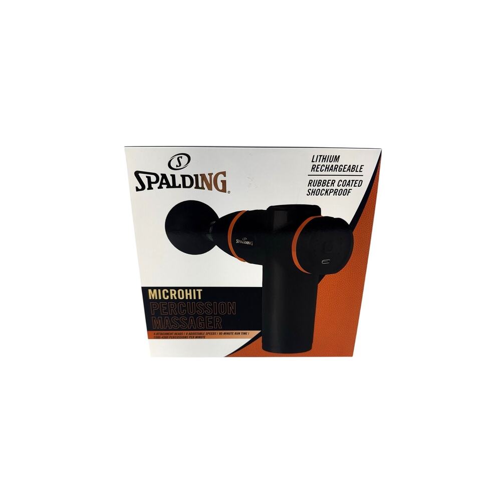 Spalding Microhit Percussion Massager SPD 1200-NOC 8 Levels 4 Massage Heads